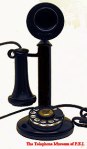 Early telephone, candlestick model